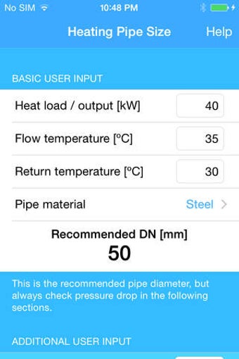 Image 0 for Heating Pipe Size: pipe s…