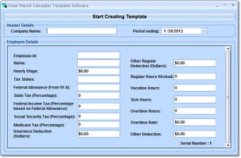 Imagen 0 para Excel Payroll Calculator …