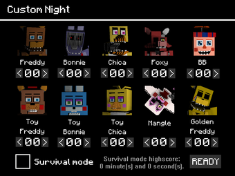 Image 0 for Five Nights in Minecraft …