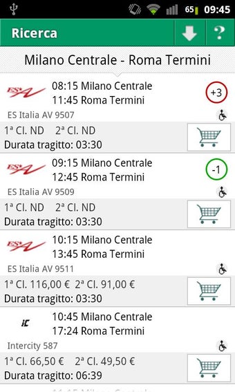Imagen 2 para Train Timetable Italy