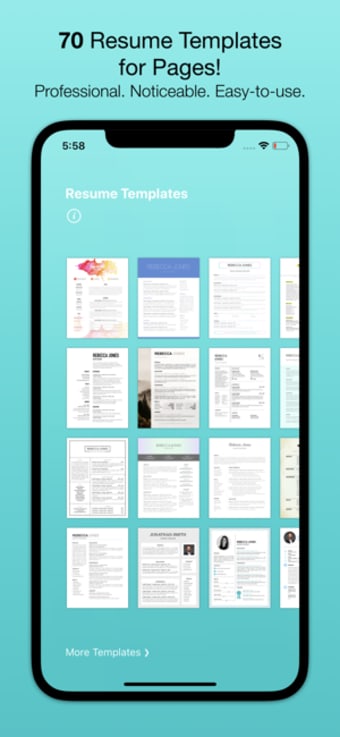 Image 2 for Resume Templates (for Pag…