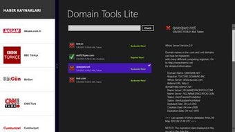 Imagen 2 para Domain Tools Lite for Win…