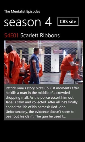 Imagen 2 para The Mentalist Episodes fo…