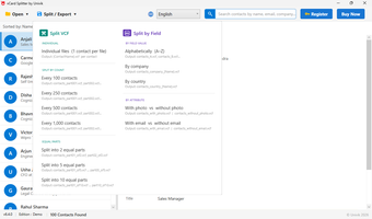 Imagen 0 para Univik vCard Splitter