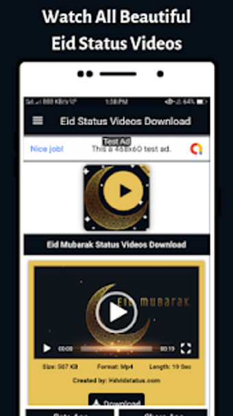 Imagen 0 para Eid Mubarak Status Videos…