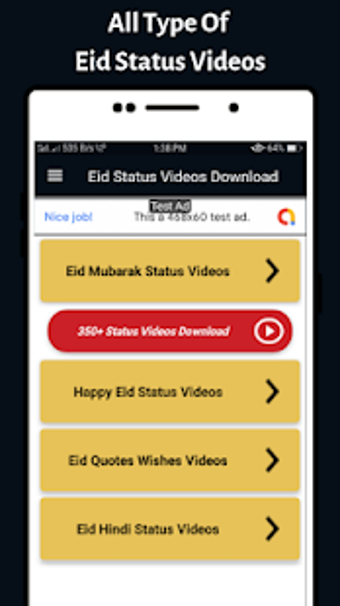 Imagen 1 para Eid Mubarak Status Videos…
