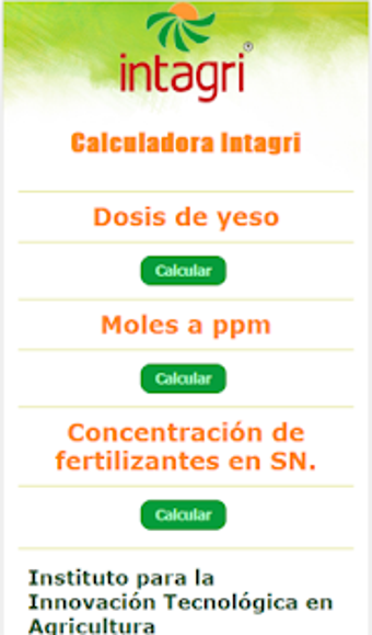 Image 3 for Calculadora Intagri