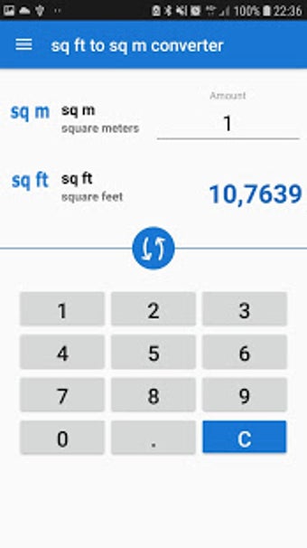 Image 0 for Square Feet to Square Met…