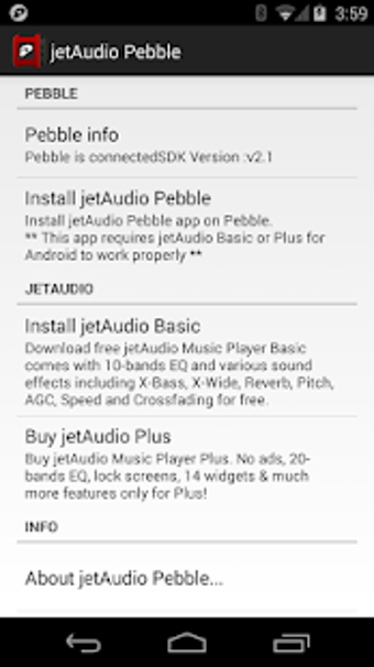 Image 1 for jetAudio Pebble