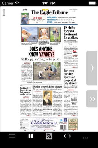 Image 0 for Eagle Tribune- North Ando…