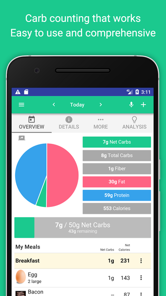 Imagen 2 para Carb Manager - Keto & Low…