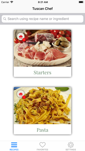 Image 0 for Tuscan Chef - All recipes…
