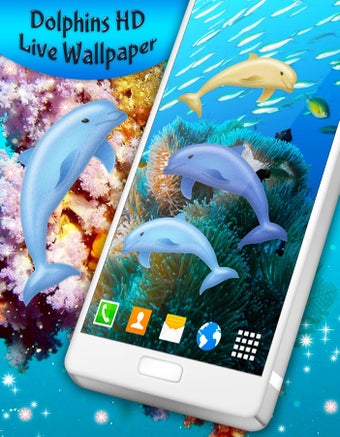 Imagen 2 para Dolphins HD Live Wallpape…