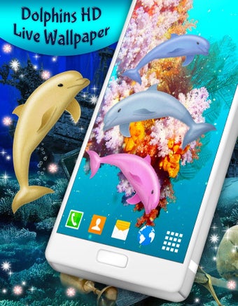 Imagen 1 para Dolphins HD Live Wallpape…