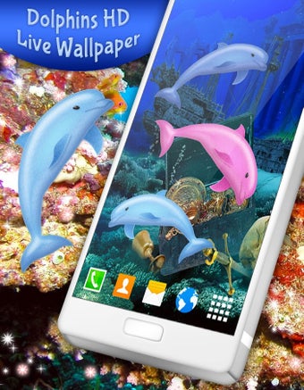 Imagen 3 para Dolphins HD Live Wallpape…