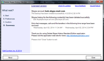 Image 1 for Delete Skype History