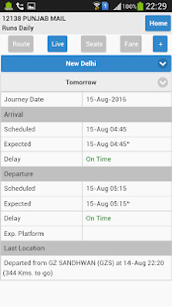 Imagen 0 para Indian Rail PNR Enquiry &…