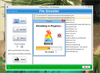Image 0 for SSuite File Shredder