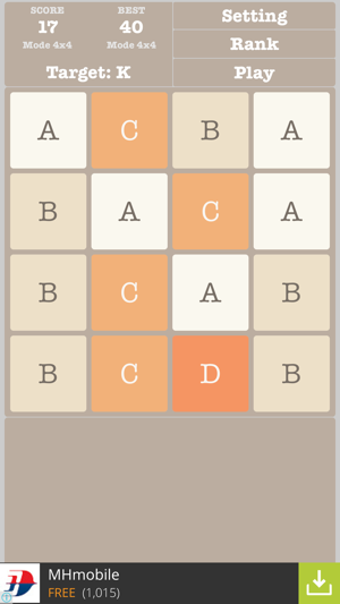 Image 3 for 2048 Alphabet Multiple Mo…