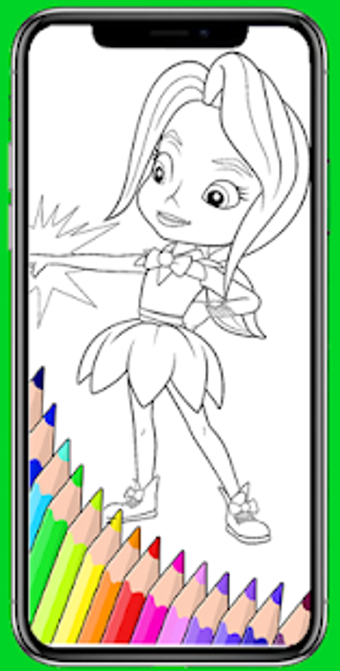 Image 2 for Rainbow Rangers Coloring …
