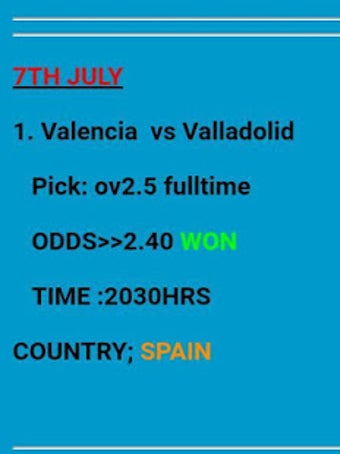 Image 2 for 2+ODDS SINGLE BET DAILY
