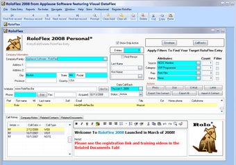 Image 0 for RoloFlex Personal 2008