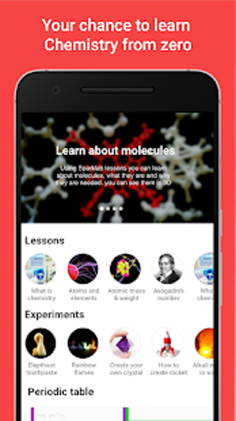 Image 1 for Sparklab - Chemistry app …