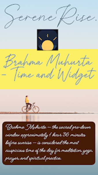 Image 0 for Brahma Muhurta - Time  Wi…