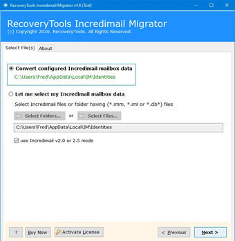 Imagen 0 para RecoveryTools IncrediMail…