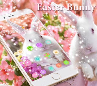 Imagen 0 para Cute bunny Theme happy ea…