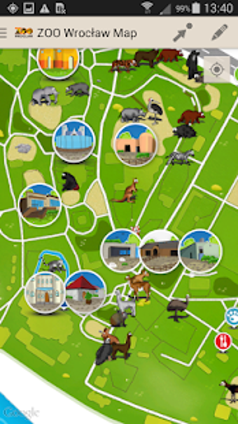 Image 1 for Zoo Wrocaw Map