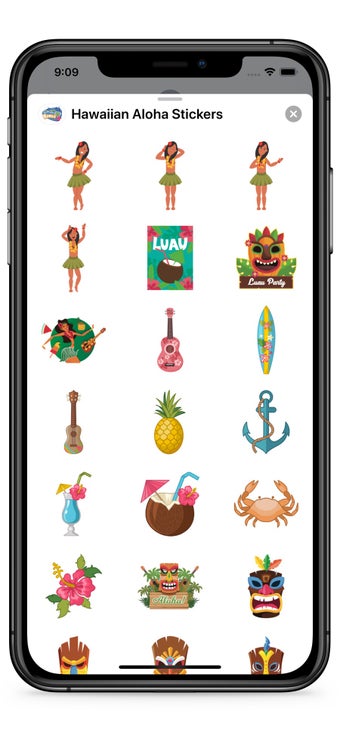 Image 2 for Hawaiian Aloha Stickers