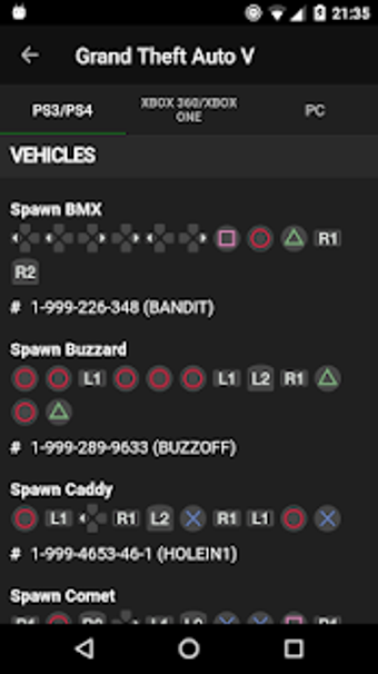 Imagen 0 para Cheats for GTA