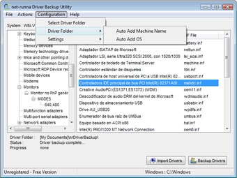 Image 2 for Net-runna Driver Backup