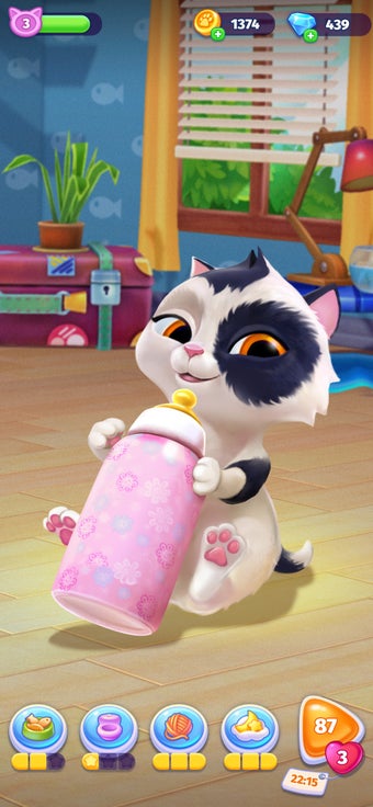 Image 1 for My Cat!  Virtual Pet Game