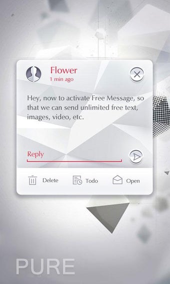 Image 0 for (FREE) GO SMS PRO PURE TH…