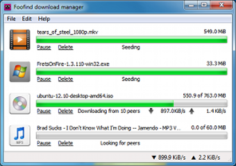 Imagen 0 para Foofind Download Manager