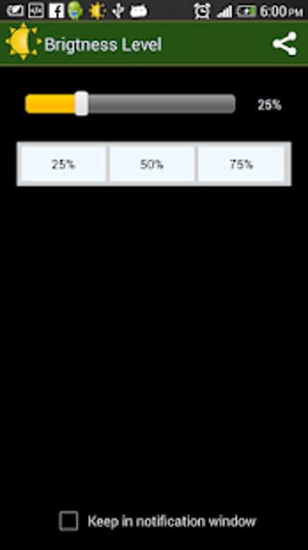 Image 0 for Brightness Level - Screen