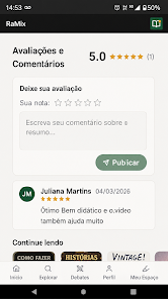 Image 0 for RaMix - Resumo de Livros