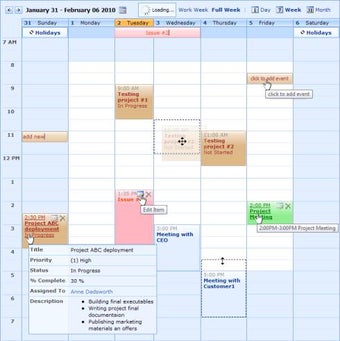 Image 0 for Calendar Web Part