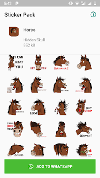 Image 3 for Horse Emoji for WASticker…