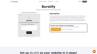 Image 0 for Burstify