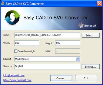 Image 0 for Easy CAD to SVG Converter