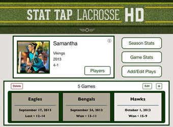 Image 0 for Stat Tap Lacrosse HD