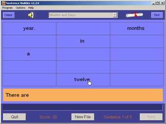 Image 0 for Sentence Builder