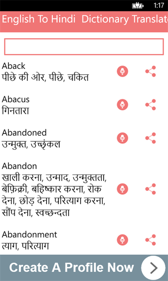 Imagen 1 para English To Hindi Dictiona…