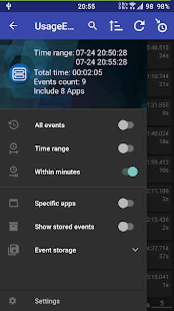 Imagen 2 para Usage History Viewer