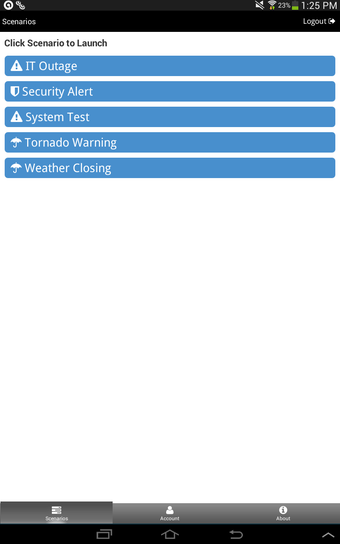 Imagen 0 para Scenario Launcher