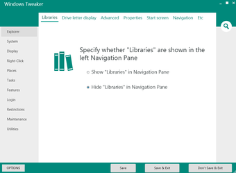 Image 0 for Windows Tweaker