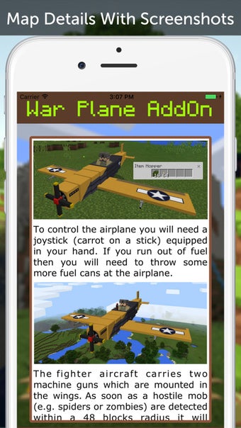 Image 0 for War Plane AddOn for Minec…